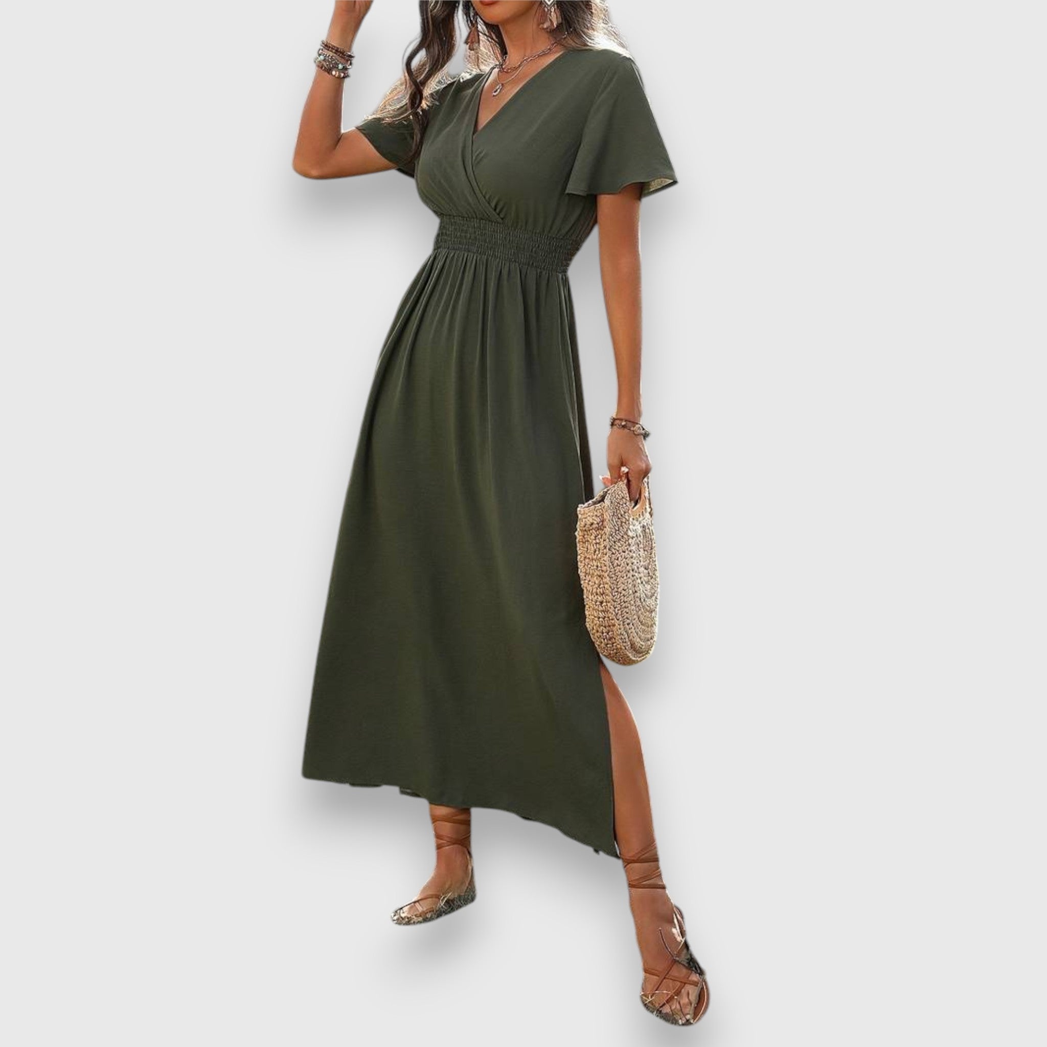 Bianca – Elegantes Kurzarmkleid