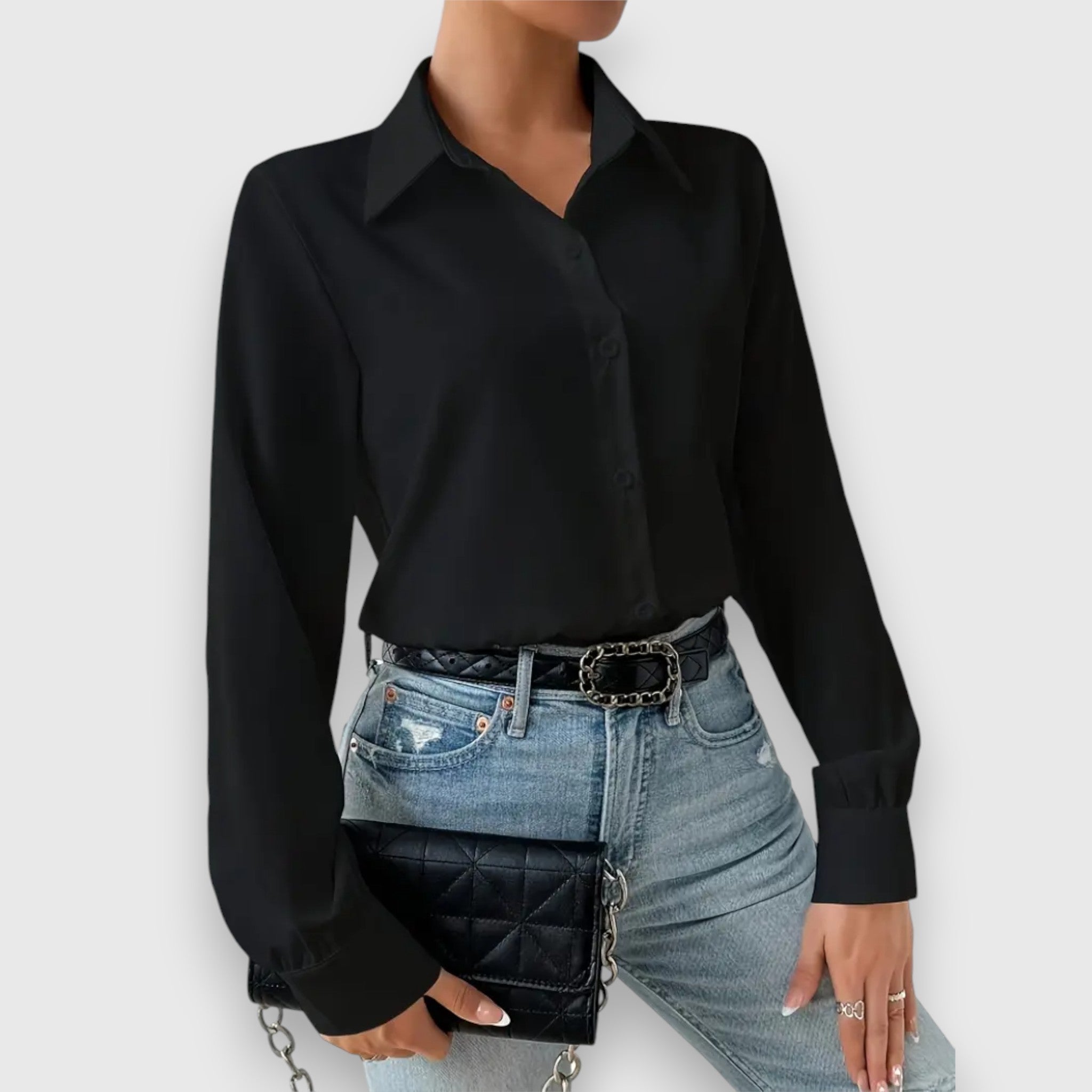 Amara – Eleganter Hemd-Body