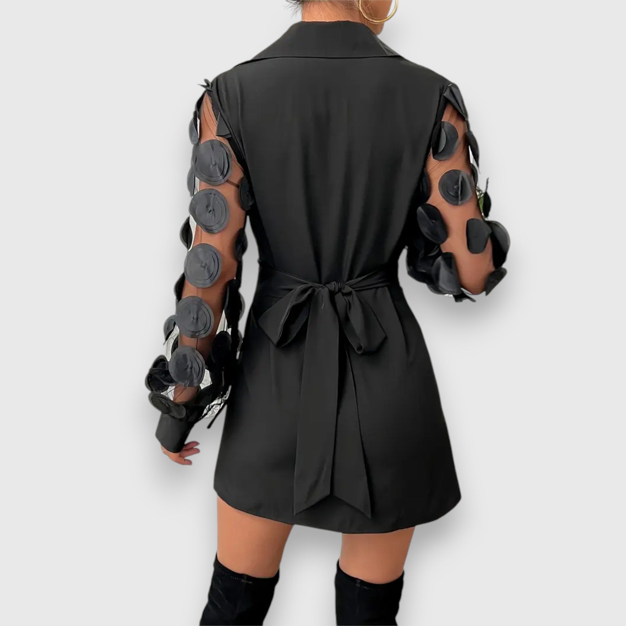 Celine – Kleid mit Schleifenbund