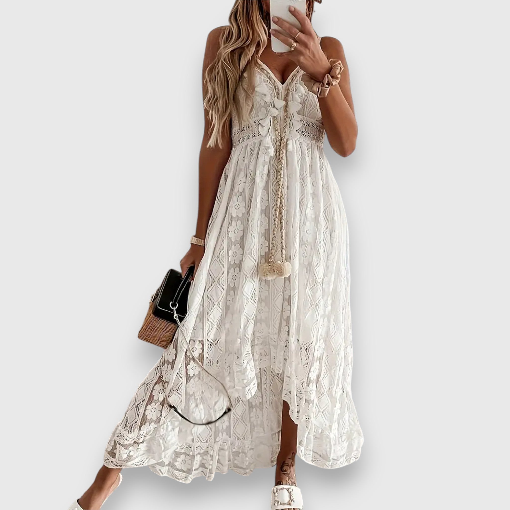 Fleur – Elegantes Kleid mit Spitze
