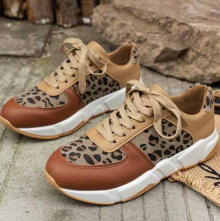 Liona | Elegante Leoparden Sneakers