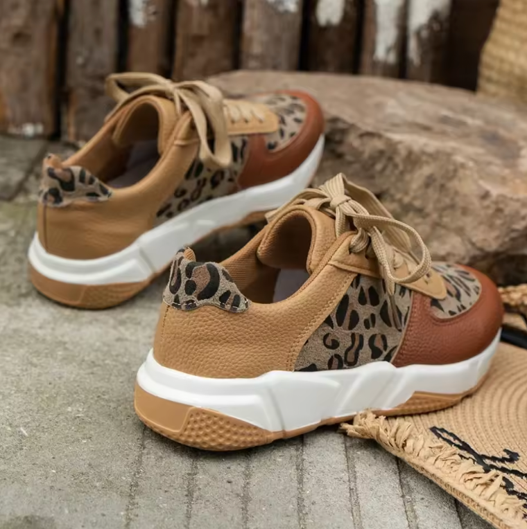 Liona | Elegante Leoparden Sneakers