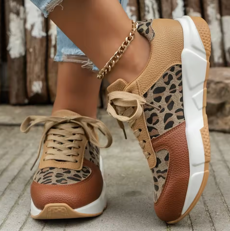 Liona | Elegante Leoparden Sneakers