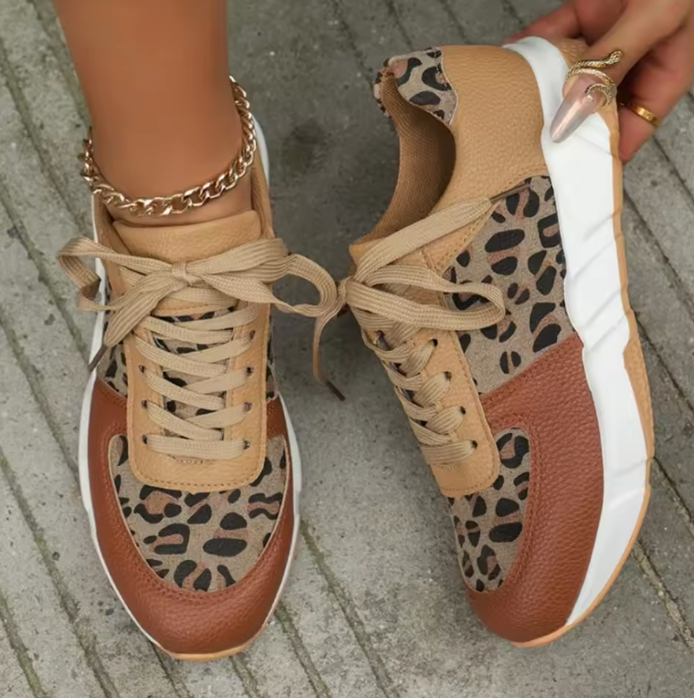 Liona | Elegante Leoparden Sneakers