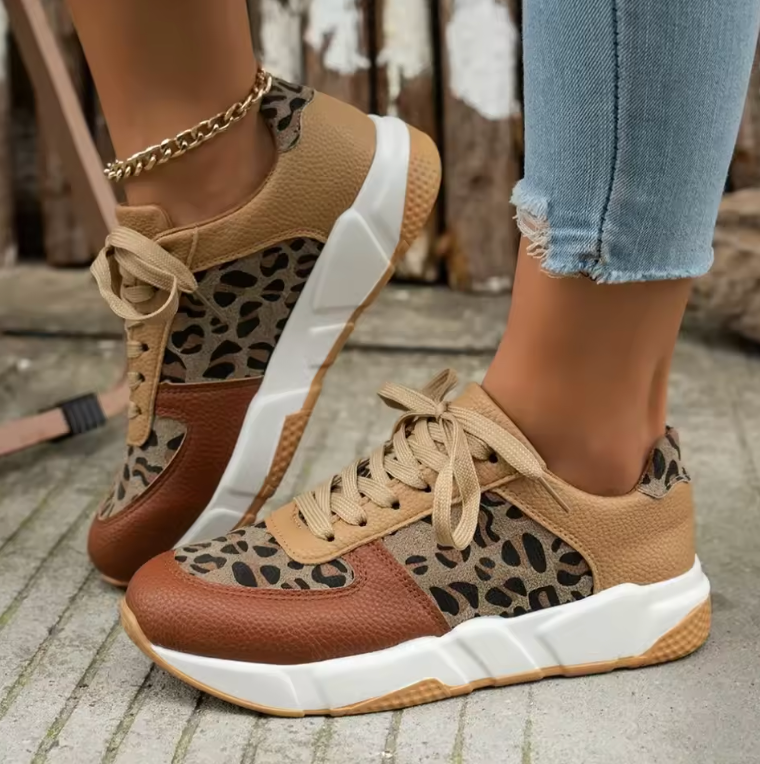 Liona | Elegante Leoparden Sneakers