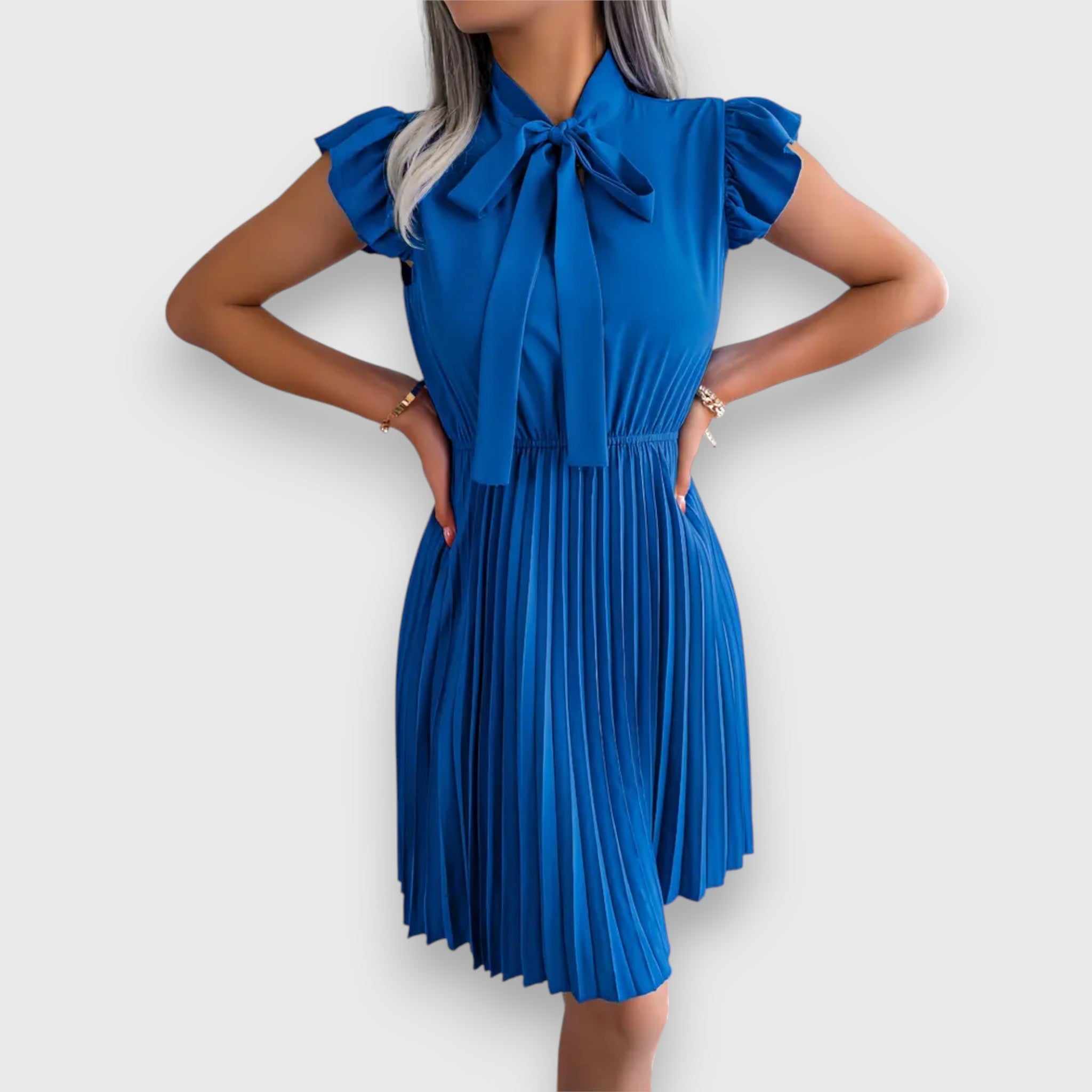 Florence - Kurzarmkleid mit Schleife