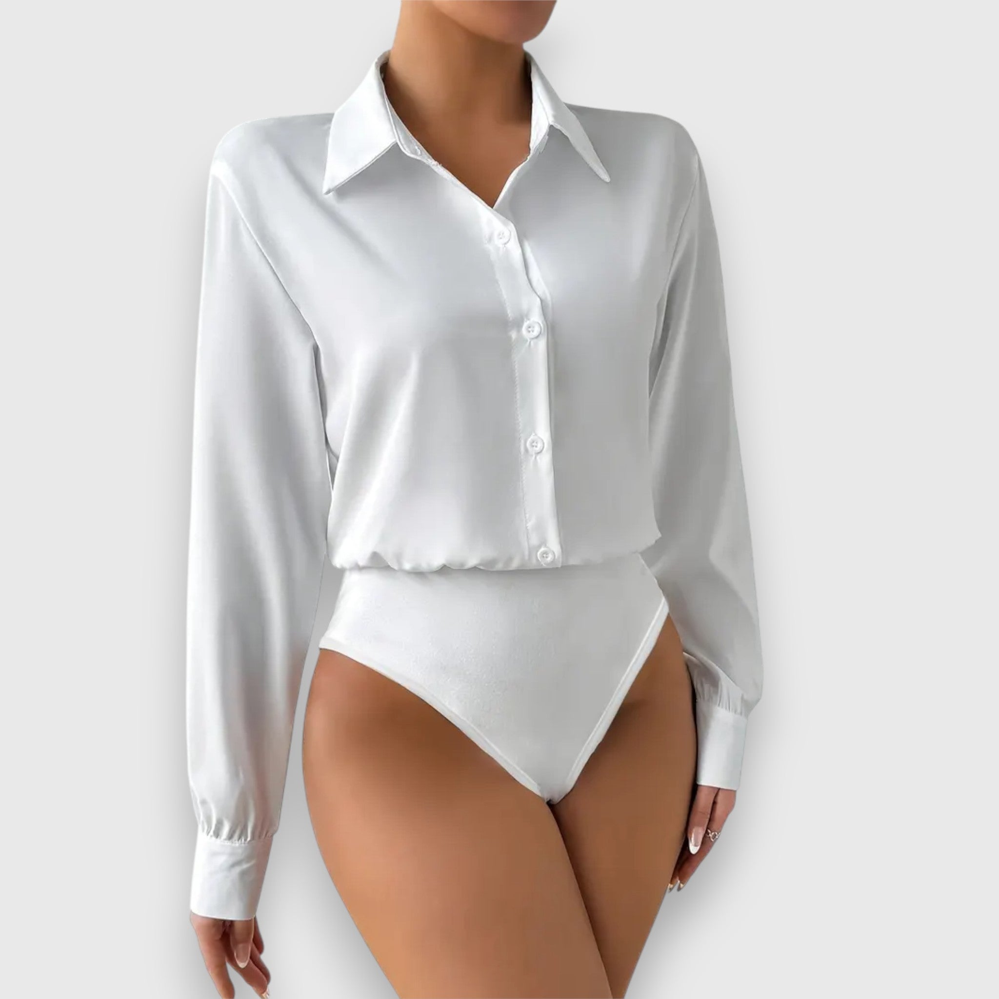 Amara – Eleganter Hemd-Body