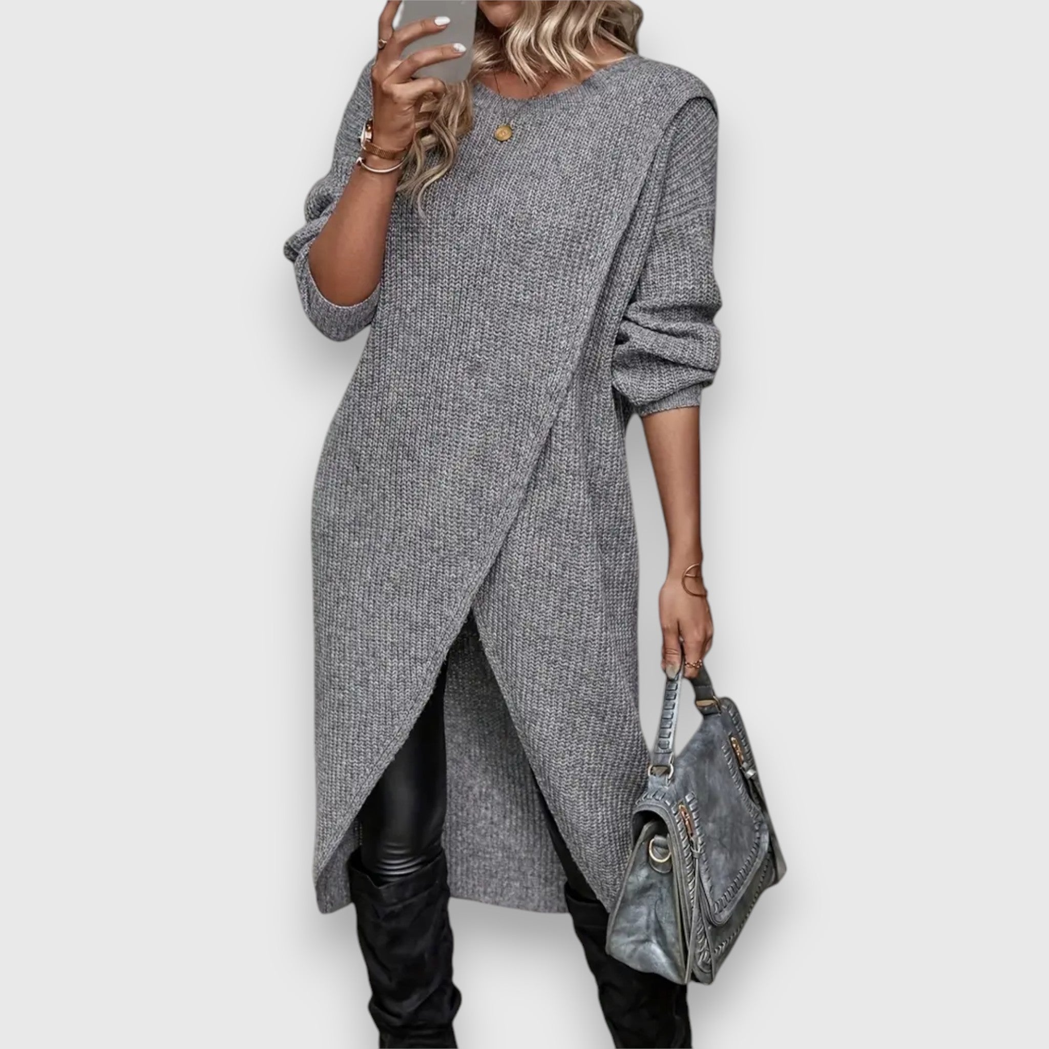 Elise – Stilvolles Strickkleid